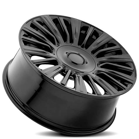 22" Escalade Platinum Wheels FR 91 Gloss Black OEM Replica Rims #OEM318-1