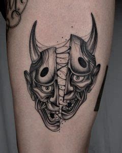 50+ Oni Mask Tattoos: Origins, Meanings & Tattoo Ideas