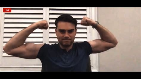 Ben Shapiro Talking About His Beard and Flexing the Guns - YouTube