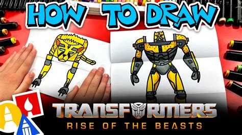 How To Draw Cheetor From Transformers: Rise Of The Beasts Movie - Art For Kids Hub