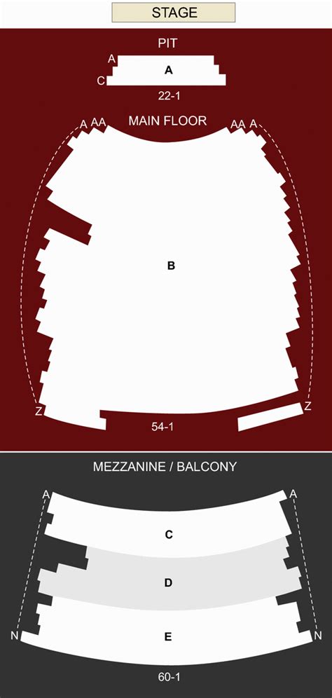 Morrison Center for the Performing Arts, Boise, ID - Seating Chart ...