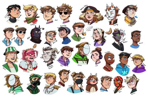 「I drew every member of the Dream SMP, pl」|Space- commissions open- Bar ...