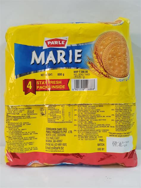 PARLE MARIE BISCUITS 800gm – Ekaeur Marketing & Services Pvt Ltd