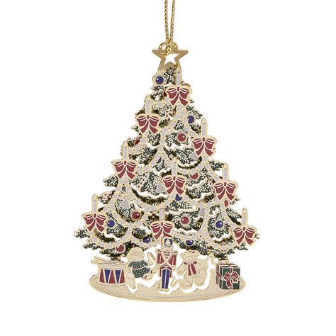 Classic Christmas Tree Ornament 2017 | Chemart Ornaments | Solid Brass Ornament