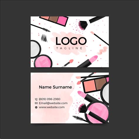 Makeup Artist Business Cards - Makeup Vidalondon