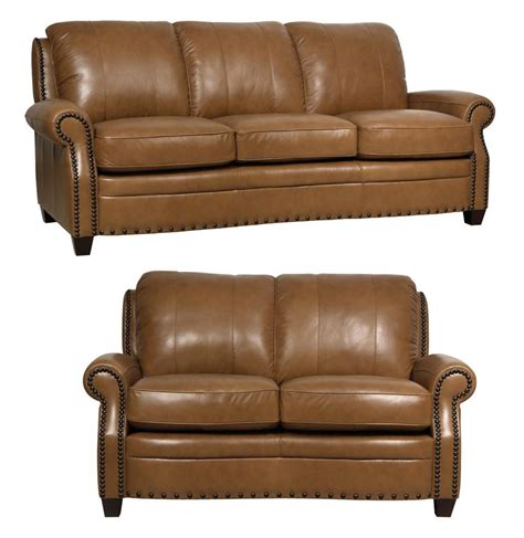 Bennett Italian Leather Living Room Set from Luke Leather (BENNETT) | Coleman Furniture