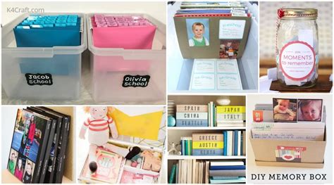 Family Memory Keepsake Ideas - Box, Yearbooks & More - K4 Craft