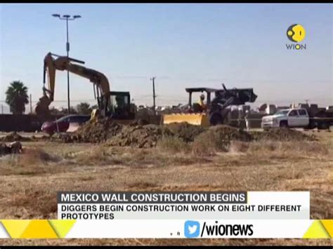 Mexico wall construction begins - World News