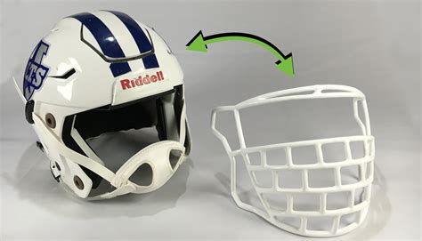 How to | Change Riddell Speedflex Facemasks - YouTube