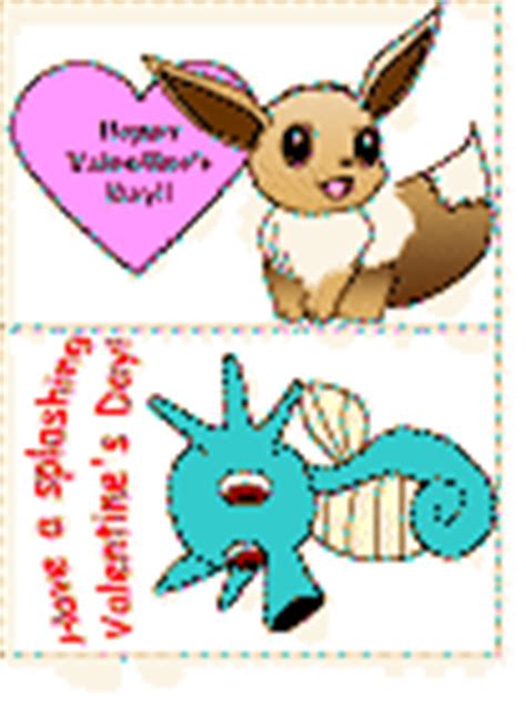 Pokemon Valentine's Day Cards