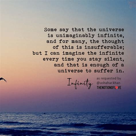 some say the universe is unimaginably infinite, and for many the thought of this is insufferable ...