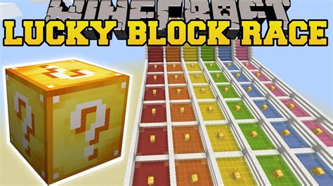 [Popularmmos - Minecraft ] GIANT LUCKY BLOCK LUCKY BLOCK RACE - Pat And ...