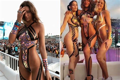 Glam models unveil new duct tape outfit designs at Miami festival and they’re the most jaw ...