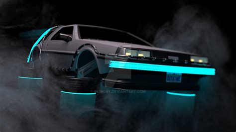 Flying DeLorean by 88broby on DeviantArt