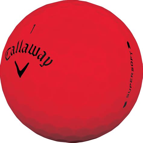 Callaway 2019 Supersoft Matte Red Golf Balls - Walmart.com