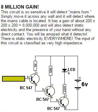 Eddy Bergman.com: ELECTRO-MAGNETIC FIELD DETECTOR.