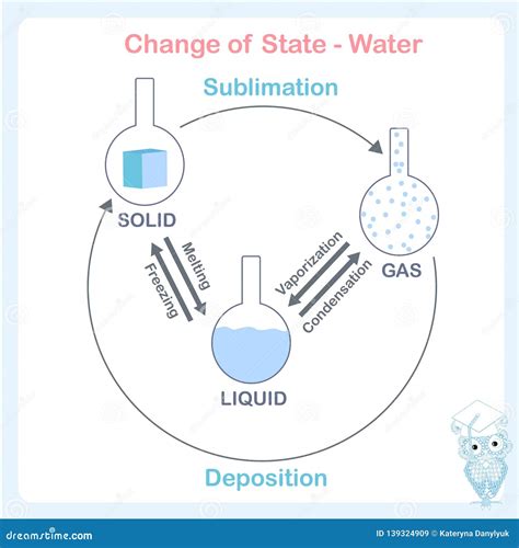 Different States Of Matter Solid, Liquid, Gas Vector Diagram ...