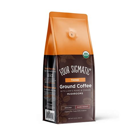 Four Sigmatic Mushroom Ground Coffee, Lion's Mane, 12 Ounce - Walmart.com