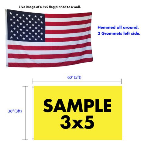 Standard Custom 3x5 Flag is the Most Popular Size | FFN