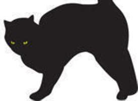 Free Black Cat Silhouette Vector