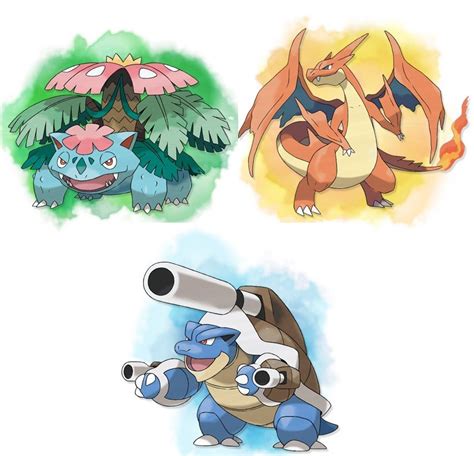 Image - 99353-pokemon-x-and-y-kanto-starters-mega-evolution-revealed ...