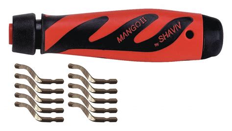 SHAVIV Deburring Tool Set, E Series - 45NX41|155-00177 - Grainger