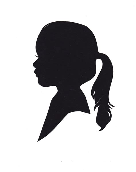 Free Cartoon Girl Silhouette, Download Free Cartoon Girl Silhouette png ...