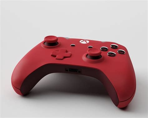 Xbox One Red Edition Controller 3D model | CGTrader