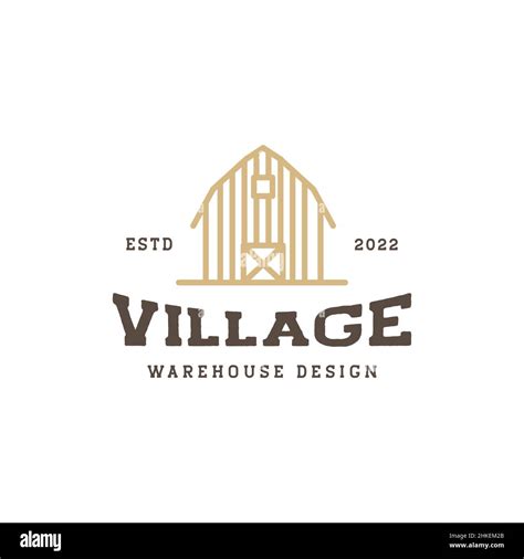 vintage home wood village logo design, vector graphic symbol icon ...