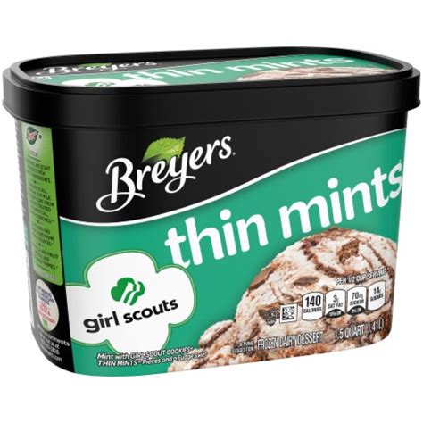 Breyers Girl Scouts Thin Mints Ice Cream, 1.5 qt - Kroger