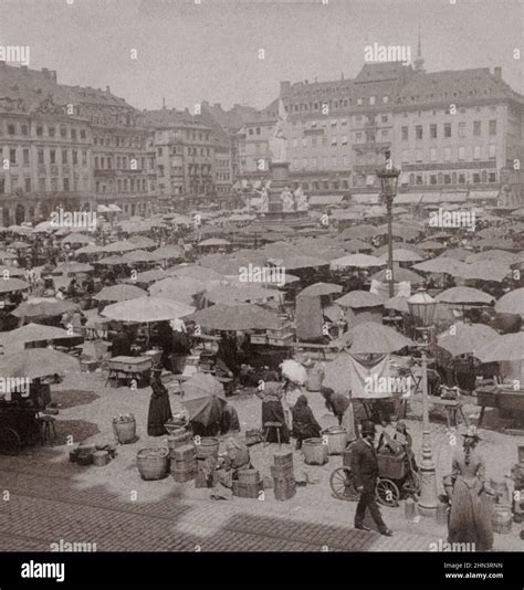 Vintage photo of market day in dresden hi-res stock photography and images - Alamy