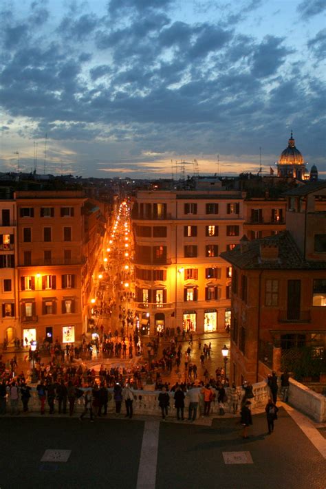 Piazza di Spagna, Roma, Italia #sunset #tramonto