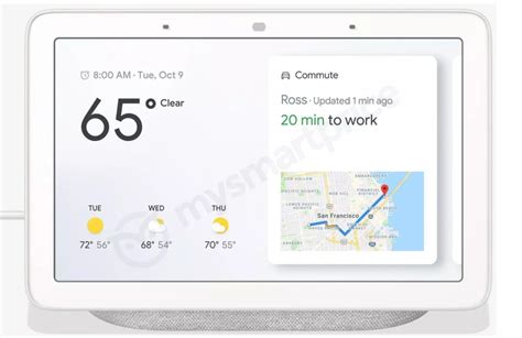 Google Home Hub smart display leaked ahead of probable Oct 9th launch ...