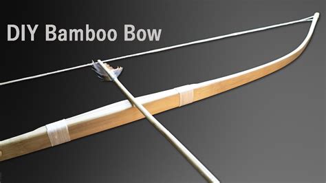 How to make the bamboo Bow :: Diy bamboo bow :: Bamboo Craft - YouTube