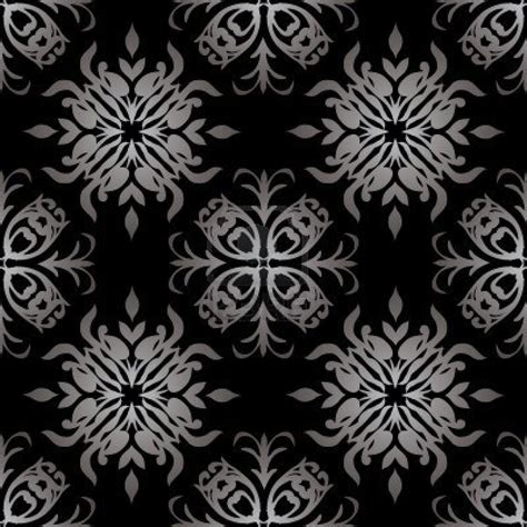 Gothic style black and white seamless Illustrated wallpaper | Black and white, Black and white ...