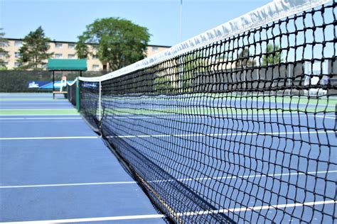 Blue Tennis Court | Tennis Court by the Six Pack. Photo take… | Flickr