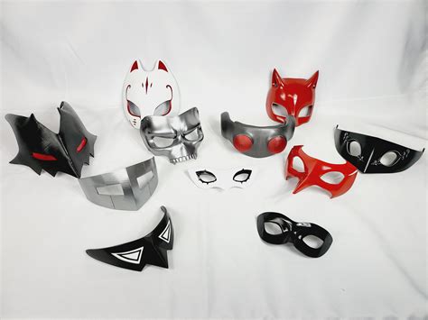 Finally had a chance to finish up my persona mask set and wanted to show them off. : Persona5