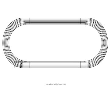 Printable Track Field Diagram