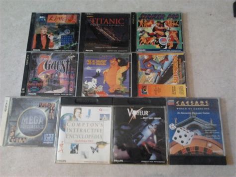 Lot of 10 Philips CD-I games / interactive movies - The 7th - Catawiki