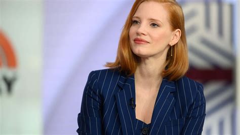 Download Jessica Chastain Radiant in Red Wallpaper | Wallpapers.com