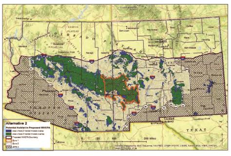 Wolf map - New Mexico Wildlife Federation - New Mexico Wildlife Federation