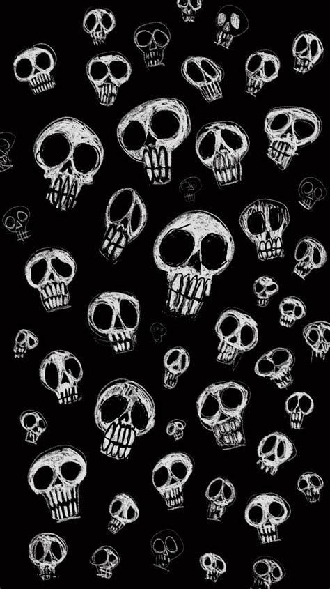 Halloween skull fest wallpaper by my name is bone 8f free on zedge™ emo ...