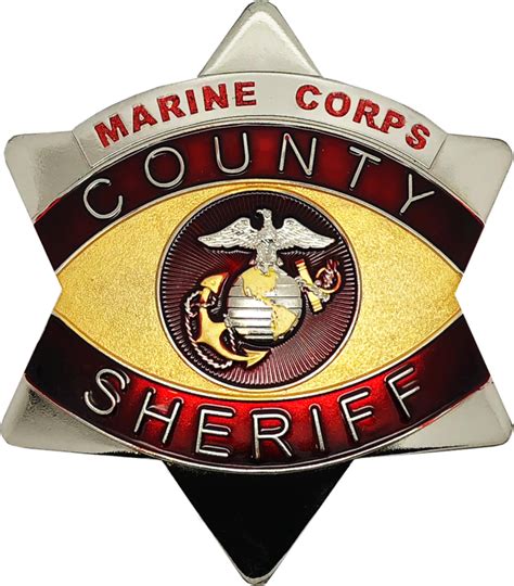 COOK COUNTY SHERIFF STAR BADGE: U.S. Marine Corps | Chicago Cop Shop