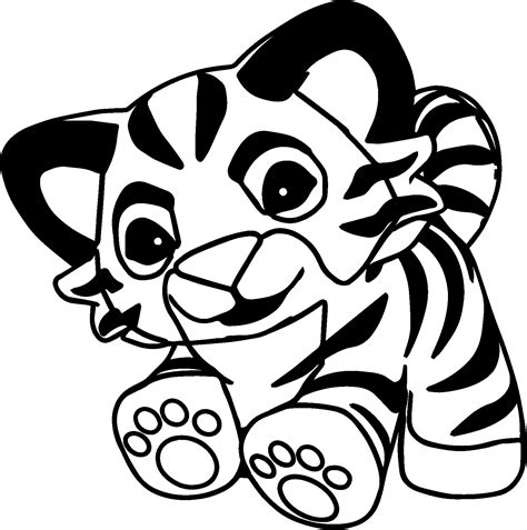 Baby Tiger Drawing | Free download on ClipArtMag