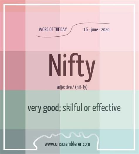 Unscramble NIFTY | 15 Words With NIFTY Unscrambled | English vocabulary words learning ...