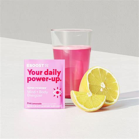 EBOOST SUPER POWDER - Pink Lemonade - Pink Lemonade | Flip App