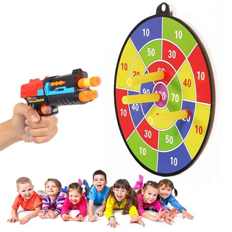 1 pcs toy gun Safe Darting Target For Kids Toys Flying Toys Sucked Type ...