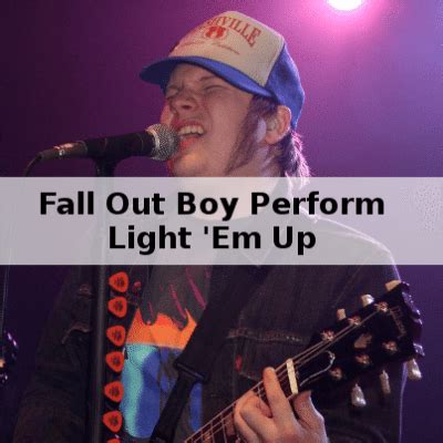 Fall Out Boy: "Light 'Em Up" & "Alone Together" Off Save Rock And Roll