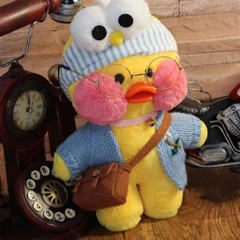 12" Lovely Lalafanfan Cafe Mimiins Yellow Duck Costume Plush Toy ...
