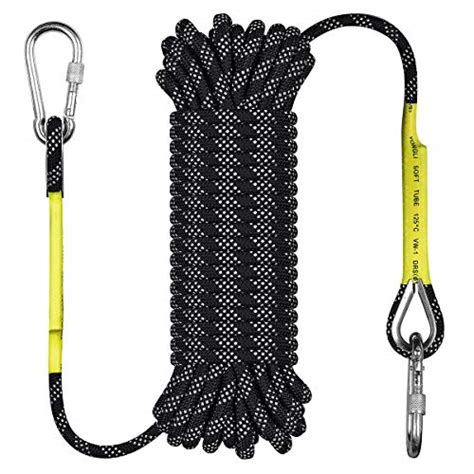 Outdoor Climbing Rope 130FT/40M 8mm Safety High Strength Tree Climbing ...